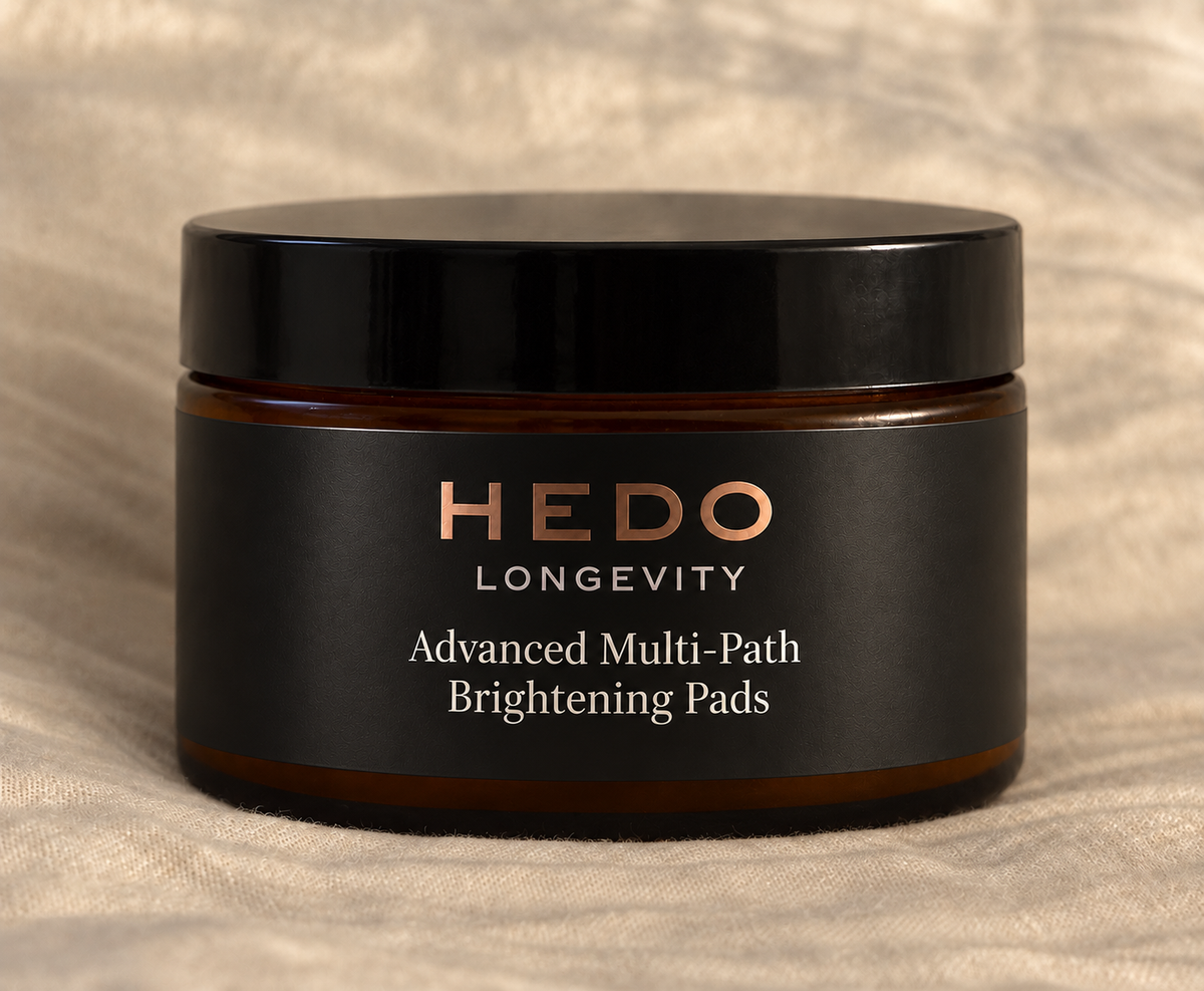 HEDO Longevity Advanced Multi-Path Brightening Pads jar