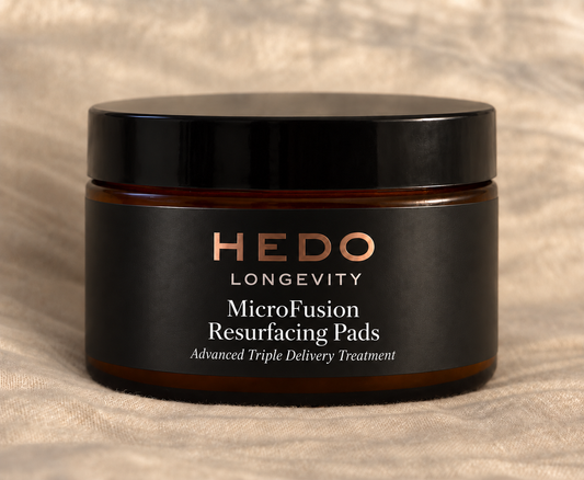 HEDO Longevity MicroFusion Resurfacing Pads jar